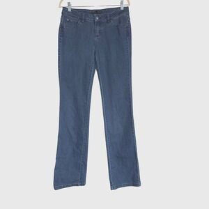 Prana Tall Inseam Blue Denim Jeans Women's Size 6/28R Straight Leg